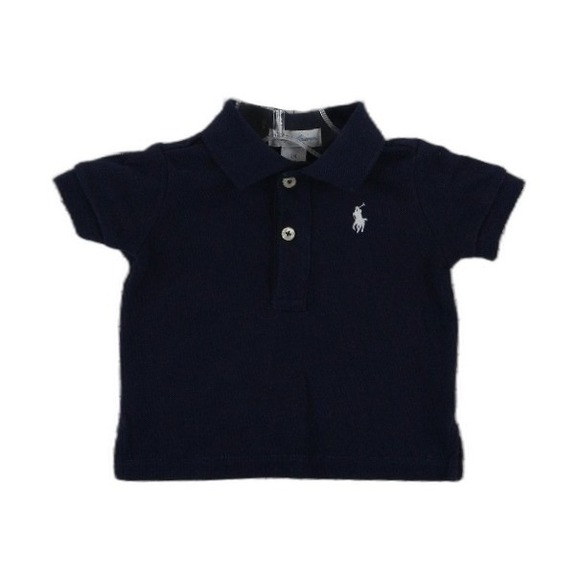 Ralph Lauren Other - Ralph Lauren Polo Shirt Baby Size 3M Blue Pique Cotton Pony Logo Boys